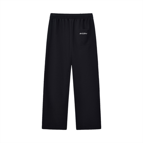 Curved Stripe Straight Sweatpants